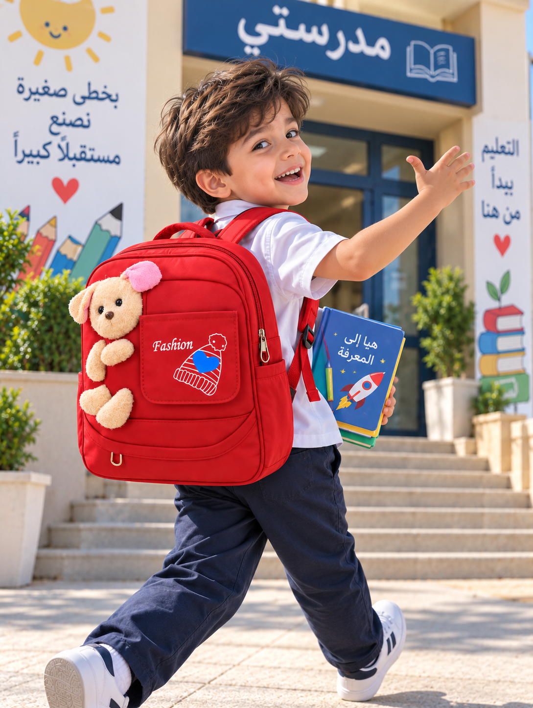 حقيبة مدرسية للأطفال – Fashion 🧸❤️ - الصورة 2