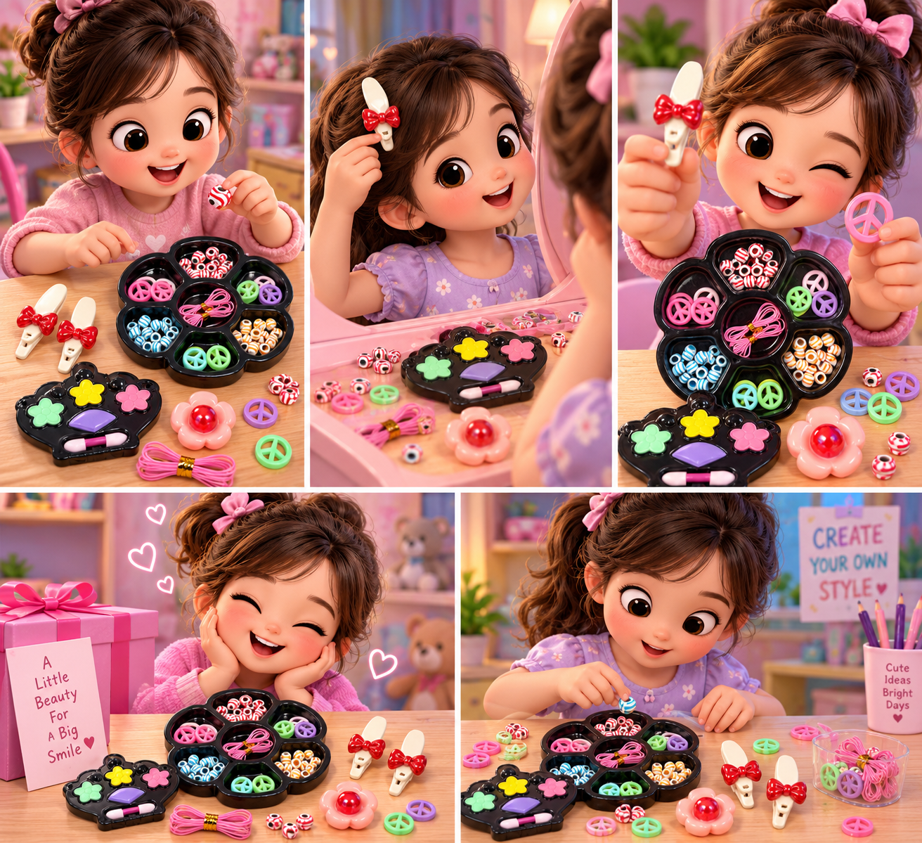 طقم إكسسوارات وزينة للأطفال – Fashion Ornaments - الصورة 7